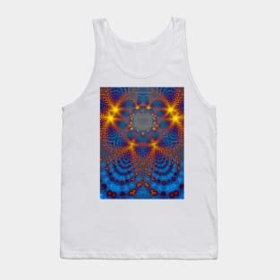 Kaleidoscope Fractal Beam Portrait Tank Top